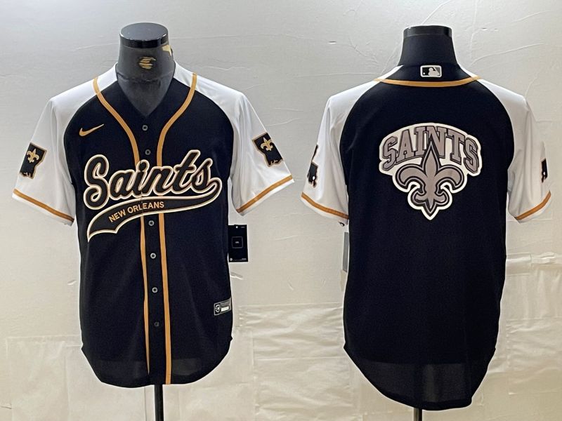 Men New Orleans Saints Blank Black Grateful Joint Name 2024 Nike Limited NFL Jersey style 3->san diego padres->MLB Jersey